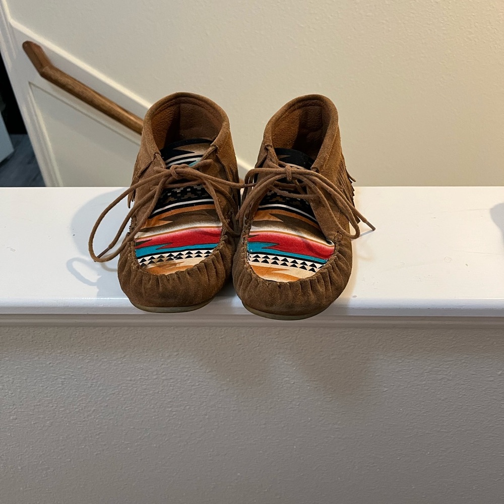 Moccasins.